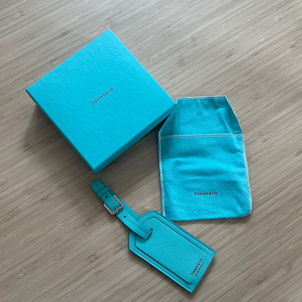 Tiffany & co luggage tag - Tiffany Blue